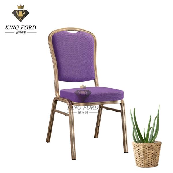 Buy Modern Iron Leg Dining Stackable Banquet Chair 44*52*92CM at wholesale prices