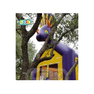 Triceratops Jumper Bounce House / Commercial Jumping Castle Waterproof