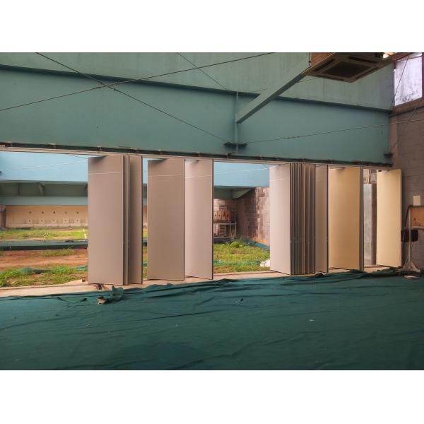 MDF + Aluminum Interior Movable Folding Soundproof Partition Wall For Hotel
