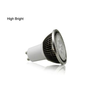 Quality Aluminium Alloy GU10 4W IP20 5000 - 10000K SMD LED Spot Light Bulb For Amusement Park for sale