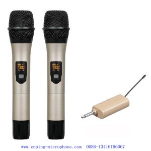China C7 / professional universal UHF wireless microphone  with 16 selectable frequency with two handhelds & 6.35 transmitter on sale China C7 / professional universal UHF wireless microphone  with 16 selectable frequency with two handhelds & 6.35 transmitter on sale