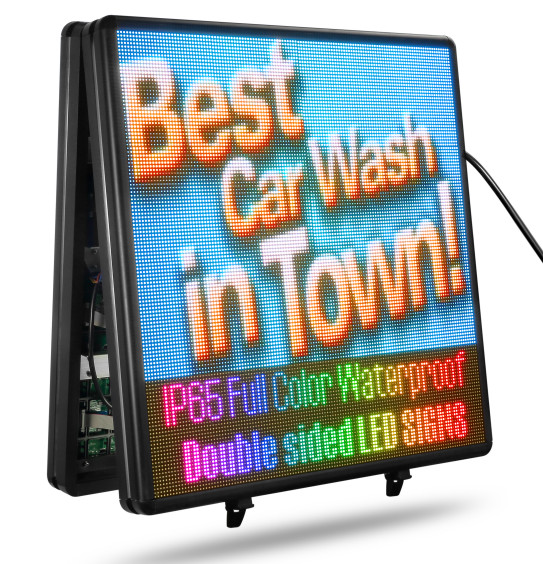 Buy Double Sided Programmable P5 RGB LED Billboard For Advertising at wholesale prices