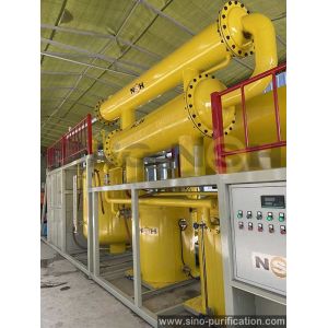 Degassing Engine Oil Refining Machine Remove Impurities 380V