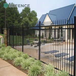 Residential Tubular Steel Fence Child-Proof