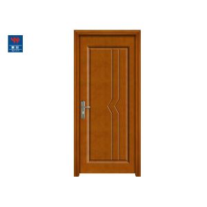 China Waterproof 90min Fireproof Carving Solid Wooden Doors on sale