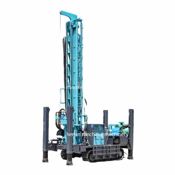 Max Depth 300m diameter 350mm Crawler Mounted Water Well Drilling Rig Machine