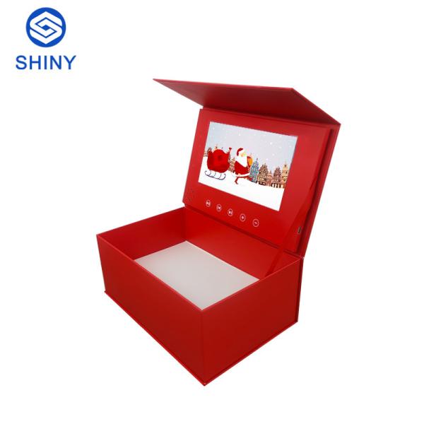 Buy Custom Luxury Gift Lcd Screen Video Brochure Box Paper Boxes at wholesale prices