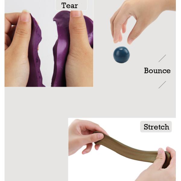 Magnetic Hand Gum Putty Slime Eco-friendly Non-toxic Playdough Plasticine Clay Kids Children DIY Toys