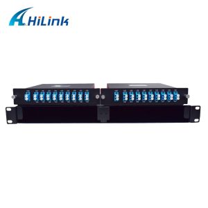 18CH CWDM Module 1270-1610nm 1U LGX 2 Half Sized Slot In 1 Cassette