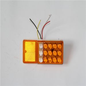 Square Shape Aftermarket Car Tail Lights Flush Mounted Water Resistant