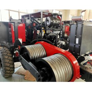Bull Wheel 90kN Overhead Transmission Line Stringing Equipment