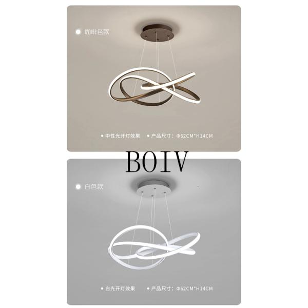 modern simple Nordic creative chandelier Atmospheric meal hanging Luminaire for living room, staircase and bedroom