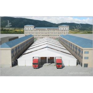 Waterproof Industrial Canopy Tent Fabric Shelter Systems With Transparent
