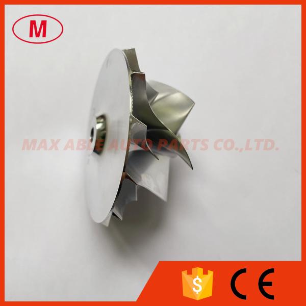 B03G reverse 6+6 blades 45.81/62.00 high performance turbo milling/aluminum 2618/billet compressor wheel