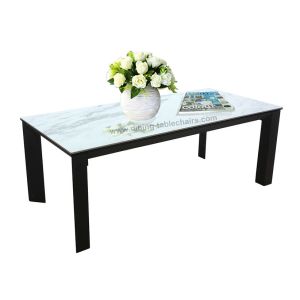 Quality Rectangle Ceramic Topped Dining Table for sale