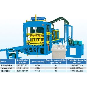 Ciment Paver Qt6-15 30000pcs/H Hydraulic Block Making Machine