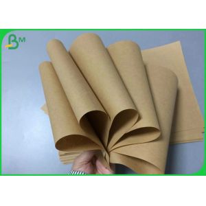 1000mm 1100mm 60GSM 70GSM Foodgrade Brown Kraft Paper For Paper Bags