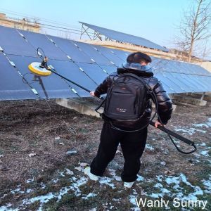 Adjustable Single Head Carbon Telescopic Pole for Customized Solar Panel