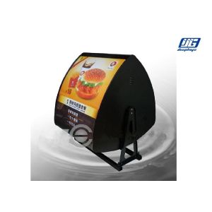 Acrylic Illuminated Led Menu Board Black Frame Single Side Display For