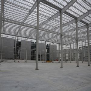 Sustainable Steel Frame Building Construction High Weather Resistance Eco
