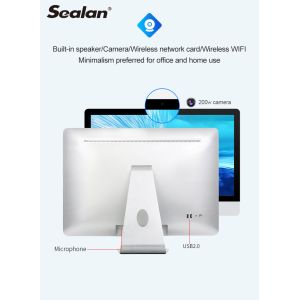 All In One 1920x1080 WIN10 Pro 23.6 Inch Desktop AIO PC With Touch Screen And