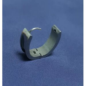 ISO9001 PVD Surface Silver Jewelry Components Clip Ons Earring Tolerance 0.03mm