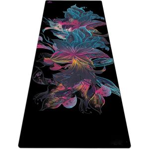 Custom Eco Friendly Nature Rubber Yoga Mat With Full Color Sublimation Print