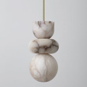 Marble Bedroom Copper Modern Simple Creative Pendant Light