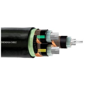 Medium Voltage 26/35kV AL/XLPE/CTS/PVC with stranded Aluminum Conductor Rigid