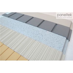 Clay Exterior Wall Panels With Lined / Grooved / Polished Different Finish
