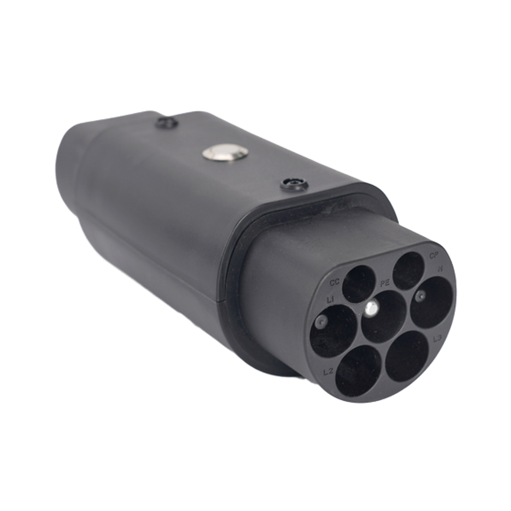 Type2 to GBT EV Charging Connector IEC 62196 32A 22KW 3Phase AC With Mechanical Lock for China Standard GBT Electric Cars