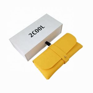 China Irregular Microfiber Glasses Bag Sunglasses Drawer Box  Luxurious Look on sale