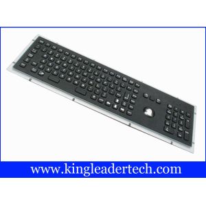Stainless Steel Black Panel Mount Keyboard With Function Keys And Optical