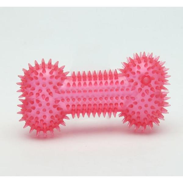 Buy Customize Pink Plastic Toy Dog Bones ODM Service BSCI Certification at wholesale prices