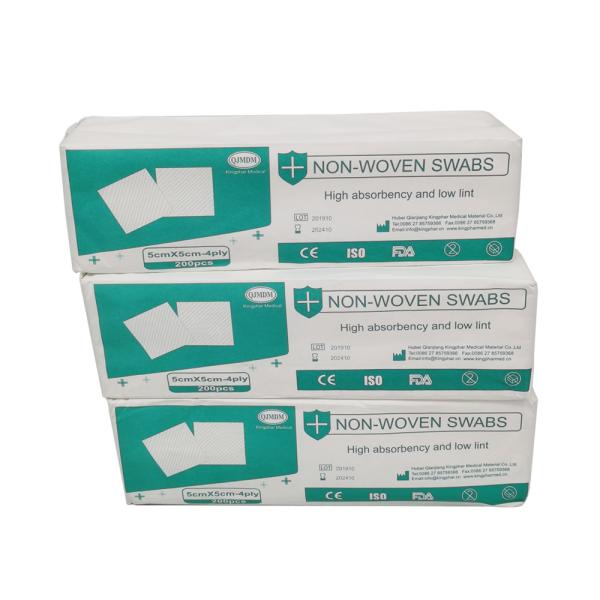 Buy 3"X3" 4ply Non Woven Gauze Swabs at wholesale prices