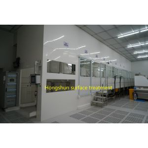 Fully Automatic Powder Coating Production Line Adjustable Speed For Aluminum