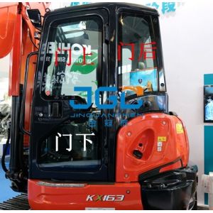 China KX163-5 Excavator Front Gear Rear Screen Left And Right Doors And Windows Windshield on sale