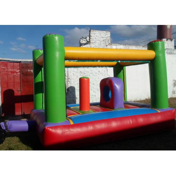 Green Red Blue Outdoor Inflatable Bouncers Inflatable Jumpers For Kids