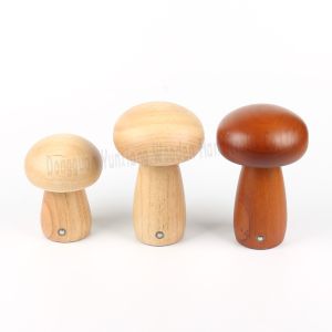 Custom Wooden Mushroom Lamp, Night Light for Birthday Gifts