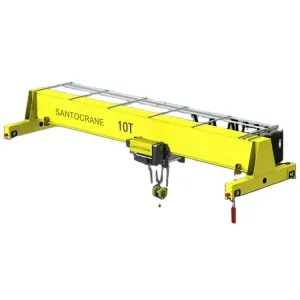 Wireless Remote Control Single Girder Overhead Crane 7.5-31.5m Span P18/P24/P38