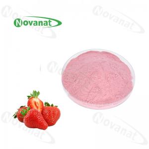 China Concentrated Organic Strawberry Extract Powder Pure Flavor / Water Soluble / Clean Label on sale