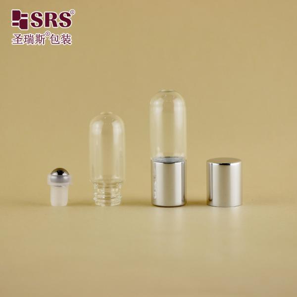 BLPC 30ML 50ML Clear Thick Wall Heavy Glass Roll On Deodorant Gel Bottle Packaging Personal Care Bottles