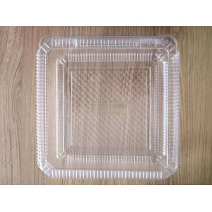 China Takeaway Fruit Packaging Box Foldable Plastic Fruit Box Custom Made Fruit Packaging Box Clear Package Fast Food Box on sale