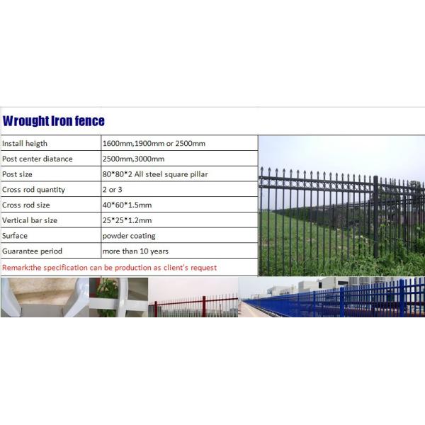 spear top pickets steel fence