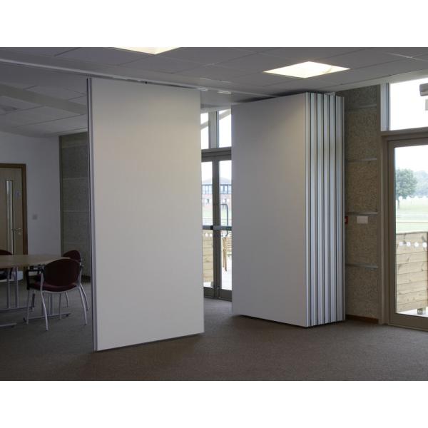 Leather Folding Acoustic Room Divider / Movable Partition Wall