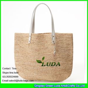 LDLF-059 fashion women summer raffia crochet straw beach bag