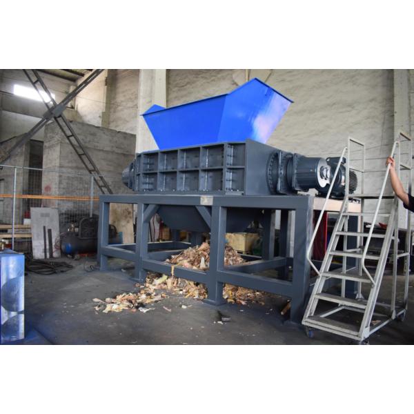 Buy Bed Shredder Sofa Shredder Municipal Solid Waste Bulky Furniture Two Shaft Shredder With CE at wholesale prices
