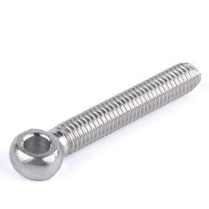 Quality Polished Finish Stainless Steel Small Swing Eye Bolt For Heavy Industry Installations for sale