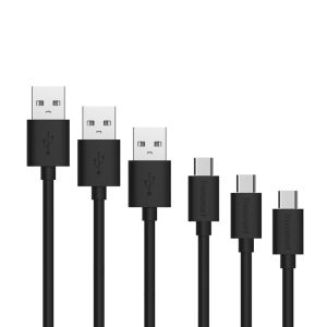Stock USB Cable Usb-a Male to Micro-usb Mini-usb Type-c 3A Fast Charging Braid