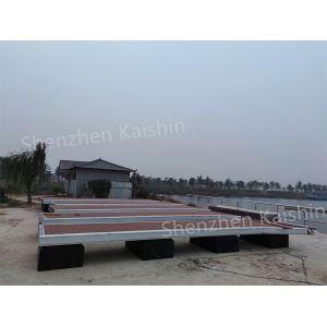 Aluminum Floating Pontoon Dock Marine Gangway Float Pontoon Dock